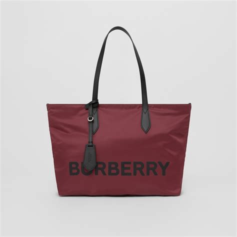 burberry logo tote|burberry shopping tote.